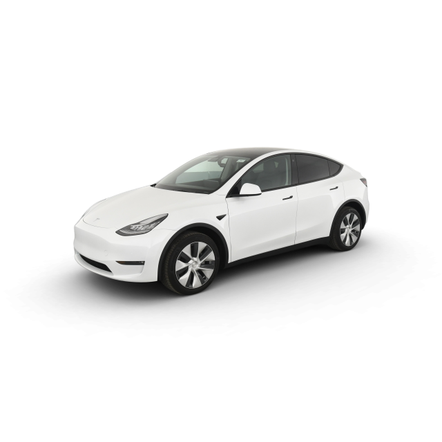 Used Tesla Model Y in white for Sale Online Carvana